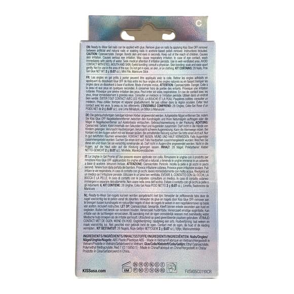 Kiss Voguish Fantasy Press on Holiday Nails - Picture 3 of 4